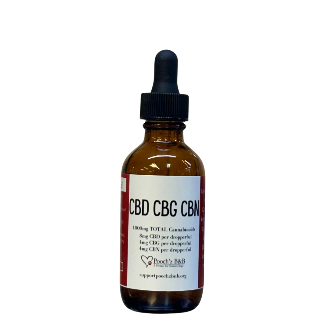 CBD Pet Tincture +CBG +CBN for Joint Pain